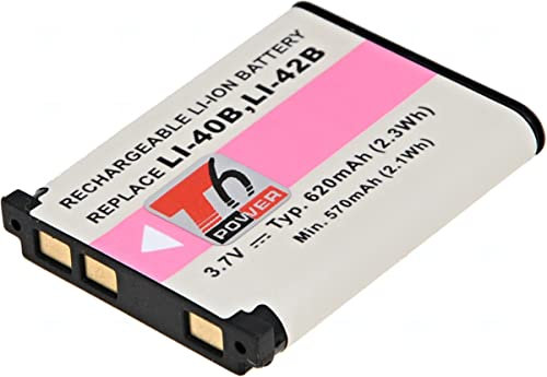 T6 Power Akku für Nikon Digitalkamera NP-45A Li-Ion 3,7V 620mAh (2,3Wh) schwarz