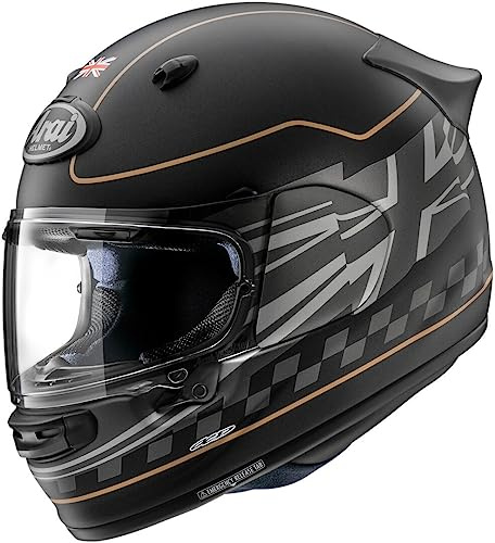 Arai Quantic Dark Citizen Integralhelm (schwarz/Gold), M (57)