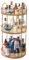 Lighterday Make Up Organizer 360° Drehbar Schminktisch Organizer Kosmetik Organizer für Kosmetik Skincare Parfüm,Makeup Organizers für Schminktisch Badezimmer Schlafzimmer (3 Lagen Gold)
