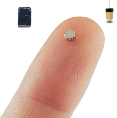 PingaOculto Spion Kopfhörer für Prüfung GSM Mini Nano Unsichtbare Kopfhörer SIM-Karte mit Mikrofon - Unsichtbar Ohrhörer Kabellos Headset Spy Ear (Spion Kopfhörer GSM Nano Teil + VIP Pro Supermini)