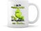 I hate morning people and mornings and people grinch Weiße Tasse Mug