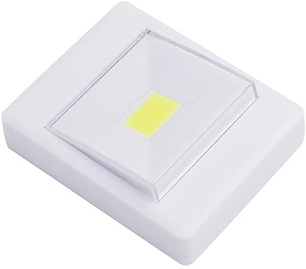 HOMSFOU Batteriebetriebenes Led-licht 2-seitiges Klebeband Doppelseitiges Klebeband Für Kleidung Die Wandleuchte Beidseitiges Klebeband Cob-led-licht Kabinett Licht Kabellos Weiß