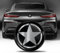 Biomar Labs Kompatibel mit BMW Emblem 51148219237 Kofferraum Abzeichen 74mm Heckklappe Plakette Schwarz Silber Stern EZ 32