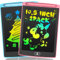 Tablette Enfant 10,5 Pouces, Lot 2 Ardoise Magique LCD, Jouets Gribouillages Colorés, Cadeaux pour Filles 3-8 Ans, Rose + Bleu