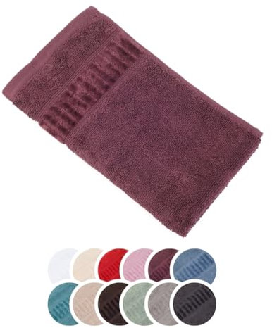 liebling Gästetuch Bio Baumwolle, Serie Organic, 500 gr. / m², 30 x 50 cm, 60 Grad, saugstark, schnelltrocknend, Farbe: Beere