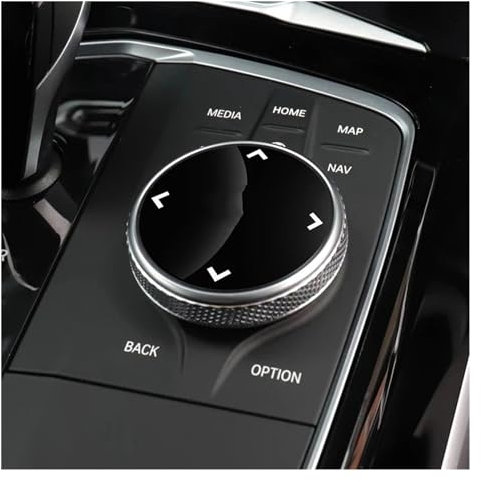 Auto Innenbereich Für F31 F30 F10 F11 E70 F25 F01 F02 F26 F23 F45 G01 G30 G20 G05 PC Auto Multimedia Taste Abdeckung Große Knopf Aufkleber Auto Innenraum(48MM)