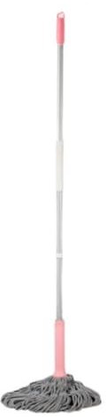 FENGJISUN Bodenwischer Twist Mop Einfacher Selbstauswringender Mopp Für Alle Arten Von Böden Holzboden Praktischer Mopp Wischmopp(Pink)