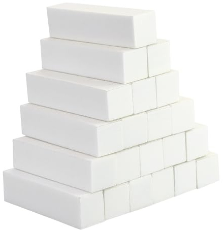 21 unidades de bloques pulidores de uñas para cuadrado esponja lima de uñas, ideal para salones y arte en casa