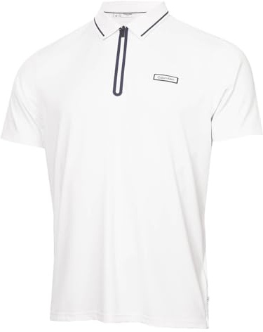 Calvin Klein Mens Belmont Polo Shirt - White - M