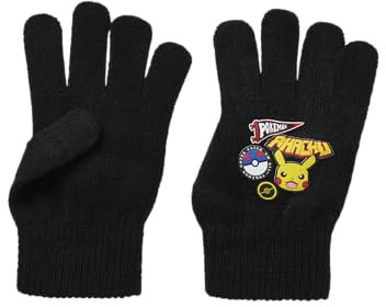 NAME IT Nkmjerob Pokemon Magic Gloves Sky, Black, 7