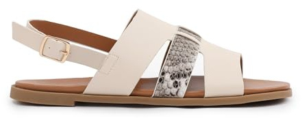 Women Flatform Slingback Sandals Strappy Formal Office Travel Summer Holiday Peep Toe Sandal Wide Fit Ladies Casual Buckle Fashion Shoes