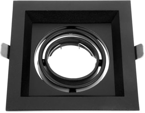 DOITOOL Einbaugehäuse Für -strahler Mr16/gu10 Mit Blende Aus Metall Lichtblende Für Die Inneneinrichtung 1 Stück
