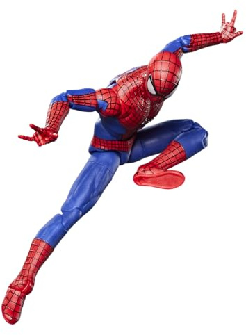Marvel Legends Series The Amazing Spider-Man, Spider-Man: No Way Home Collectible 15-cm-scale Action Figure Toy, Red and Blue