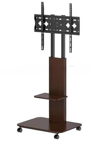 Soporte De TV Móvil For Pantallas Planas De 32 A 65 Pulgadas, Altura Ajustable, Portátil, Con Ruedas Y Bandeja, Paso Máximo De 600 X 400 Cm.(YW01)