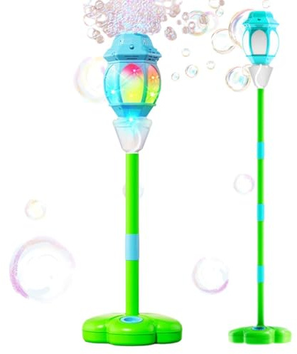 usefulbeauty Machine à Bulles sur Pied | Jouet Automatique Musical à télécommande Debout | Machine à Bulles d'extérieur - pour fête en Plein air Anniversaire été Plage Piscine Parc Mariage réunion