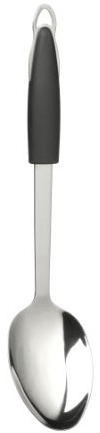 Premier Housewares Tenzo Solid Spoon with Soft Grip Handle Stainless Steel