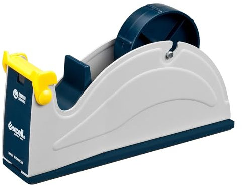 JVCC EX-17 Steel Desk Top Tape Dispenser: 1 in. wide (Blue/Grey) by excell