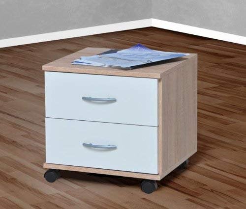 Möbeldesign Team 2000 Rollcontainer Bürocontainer Schubcontainer Nachtschrank Sonoma Eiche -4