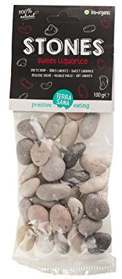TerraSana Lakritz-Dragées Stones (100 g) - Bio