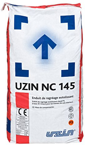 Rayt 188-42 Uzin NC-145 Pasta autoniveladora base cemento. Grosor máximo: 10 mm por fase de trabajo. 25 kg