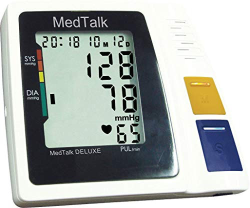MedTalk sprechendes Oberarm-Blutdruck-Messgerät 2 Speicherplätze