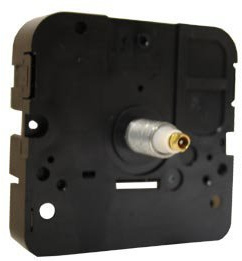 Takane Complete Mini Quartz Clock Movement- Medium Shaft for 3/8 Maximum Dial Thickness