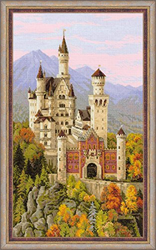 Riolis Kreuzstich-Set Schloss Neuschwanstein, Zählmuster