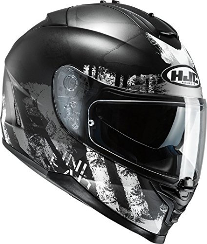 HJC Motorradhelm IS-17 Shapy MC5SF, Schwarz/Weiß, Größe L