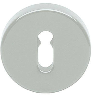 NORMBAU FRANCE BCA70030 Rosetten-Set, rund, weiß, Ø 52 mm, Schraubenschlüssel L Normbau Frankreich R92