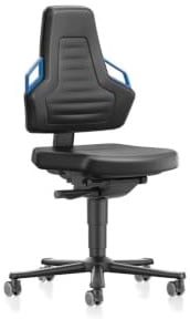 bimos Stuhl Nexxit 2 Rollen K Leder Griff blau