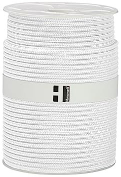 Hummelt Rope Flechtleine Polypropylenseil 6mm 50m weiß auf Rolle