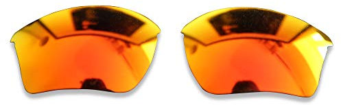 Polarlens Lentilles de remplacement pour Oakley Half Jacket 2.0 XL – Compatibles avec les lunettes de soleil Oakley Half Jacket 2.0 XL (rouge feu)