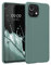 kwmobile Custodia Compatibile con Xiaomi 11 Lite (5G) NE/Mi 11 Lite (5G) Cover - Back Case per Smartphone in Silicone TPU - Protezione Gommata - verde blu