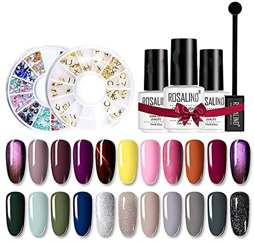 PENNY73 22 Color Cat Eye Magnetic Nail Gel Polish Set UV Gel Varnish Chameleon Soak Off Lacquer Enamel Manicure with Decorations,Queen