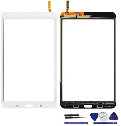 Écran tactile de rechange pour Samsung Galaxy Tab 4 SM-T330 T331 T332 T335 T337A 8,0 (sans LCD) avec outils Blanc