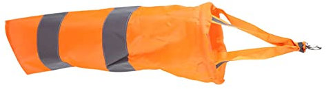 TOTITOM 40 cm Windsack, Rip-Stop-Nylon-Windsack, Outdoor-Windmesssockentasche mit reflektierendem Gürtel, Windmesstasche für draußen, Flughafen, Bauernhof, Park Geschenk zum Valentinstag