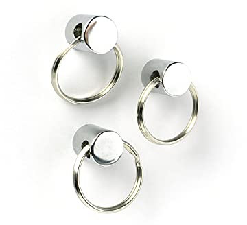 Trendform - 3 Starke Neodym-Magnete mit Schlüsselring, Schlüsselanhänger