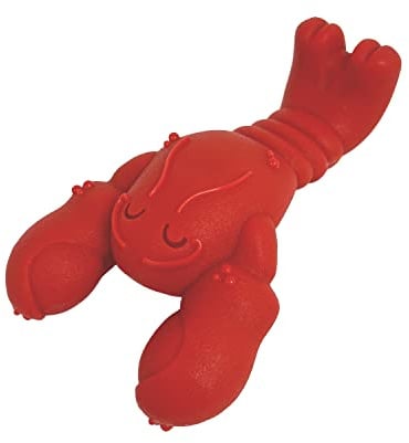 Nylabone Lobster Power Chew Toy for Dogs, Dog Toys for Aggressive Chewers, Filet Mignon Flavor, Small Dogs - Up to 25 Ibs, 1 Count