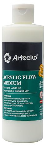 Artecho Pouring Effects Medium 236 ml - Milieu acrylique pour peinture acrylique - Diluant de qualité supérieure
