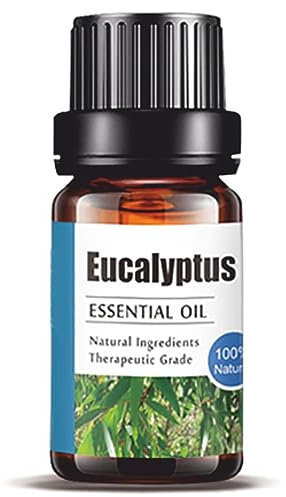 Naturreine Ätherische Öle - 100% Bio Qualität | Entdecken Sie die Vielfalt der Naturdüfte | Für Aromatherapie, Aromadiffuser, Massage und Badezusatz | für Körper und Geist | 10ml - Eukalyptus