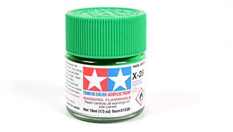 Tamiya Acrylic Mini X-28 Park Green 10ml Paint Bottle