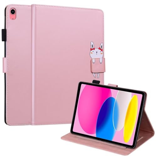 GoodcAcy Funda Carcasa Compatible con Lenovo Tab M9 Funda de Cuero para tabletas Magnetismo, Ultra Slim PU Protectora volcado Carcasa con Función de Soporte, Oro Rosa