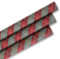 KC SHOP GERMANY, GESCHENKPAPIER 2.0 3x ROLLE Kraftpapier MEGA 76x305cm, 60g/qm, Weihnachten, Heiligabend, xmas, christmas, modern, schick, hübsch, hochwertig (Karo)