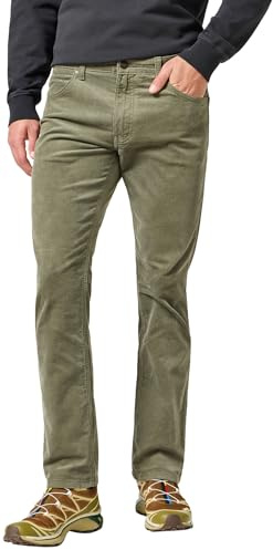 Wrangler Men's Greensboro Pants, Dusty Olive, 40/32