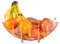 Innoteck Essentials Copper Fruit Bowl Nest Shape - Wire Basket - Storage for Fruit, Vegetables, Snacks, and More - Decorative Centerpiece for Kitchen, Table Countertop, and Pantry
