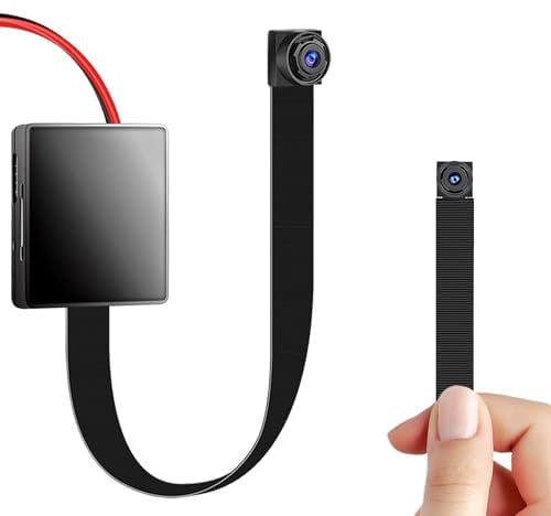 Lydzlzz Mini Kamera Innen Mini Überwachungskamera FHD 1080P Ultra Tragbare Mini Cam mit 11 Stunden kontinuierliche Aufnahme, Bewegungsmelder, Akku ür Home Sicherheit (Keine WLAN)