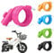 Kinderfahrradschloss, Fahrradschloss Kabel mit Halterung für Kinder, tragbare Fahrradschlösser Spiralkabelschlösser für Outdoor Fahrräder, E-Bikes, Skateboards, Kinderwagen (Rosa)