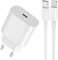 Cargador iPhone 14 13 11 12, 20W Cargador rápido Apple original PD Cargador USB C Lightning Cable 2M para Apple iPhone 14 Pro Max,13 Pro,11 Mini,12 Plus,8, XS XR SE iPad