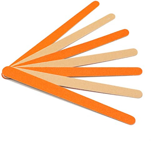 FBHDKJNFG Emery Boards Nail Care Kit con Nail File Buffer, Limas de uñas de Madera Desechables, 100 Uds., 180/240(Lime)