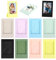 Bilderrahmen Set, 8 Stück Mini Bilderrahmen für Fujifilm Instax Mini und Polaroid Fotos (9,2×6,1cm), Bunte 3-Zoll Fotorahmen für Sofortbildfilm, ideal für Erinnerungsfotos, Selfies, Familienbilder